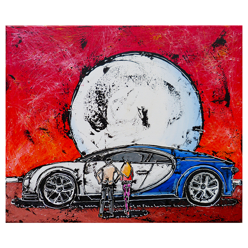 peinture bugatti veyron Franck Ecalard painting