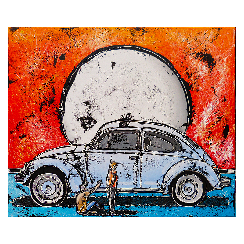 peinture volkswagen coccinelle Franck Ecalard painting