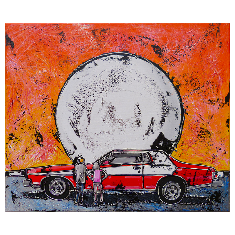 peinture ford gran torino Franck Ecalard painting