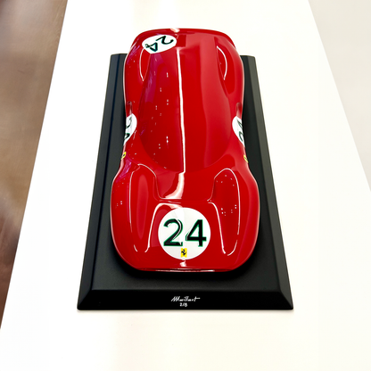 Ferrari-330P4-Laurent-Maillart3-sculptureautomobile rosso corsa