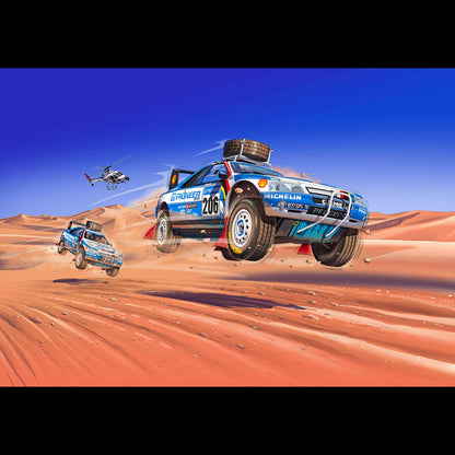 Illustration Dakar 89 Jacky Ickx & Ari Vatanen