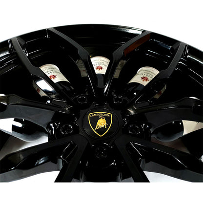 Lamborghini Huracan wine bottle rack focus