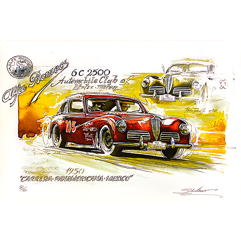 ALFA ROMEO 6C 2500 1950 SEBASTIEN SAUVADET