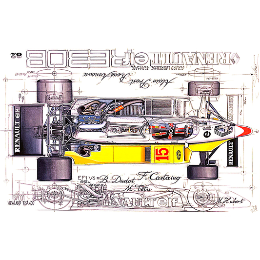 RENAULT F1 RE30 B N°82 PROST ARNOUX