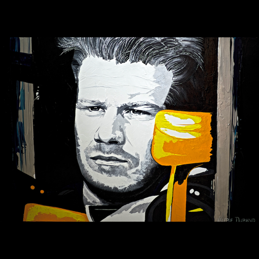 NICO HÜLKENBERG RENAULT "FORMULA 1 PILOT" PAINTING VALERIE DURAND