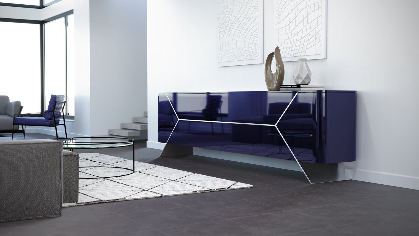 LUXURY SIDEBOARD IN CARBON "IMPOSSIBLE FURNITURE"