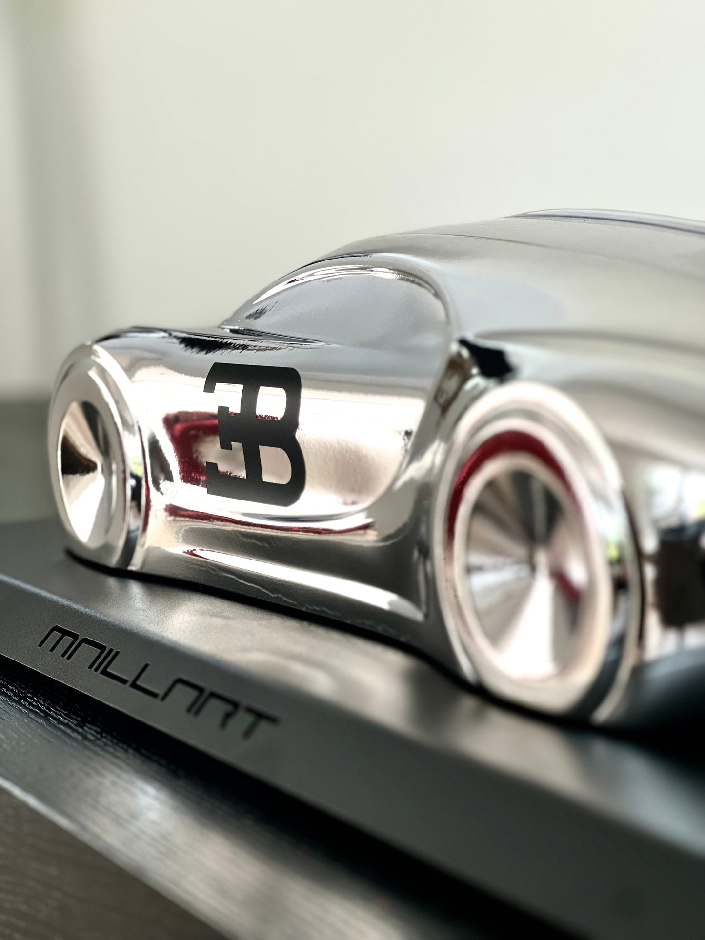 Automotive sculpture Bugatti Chiron Laurent Maillart