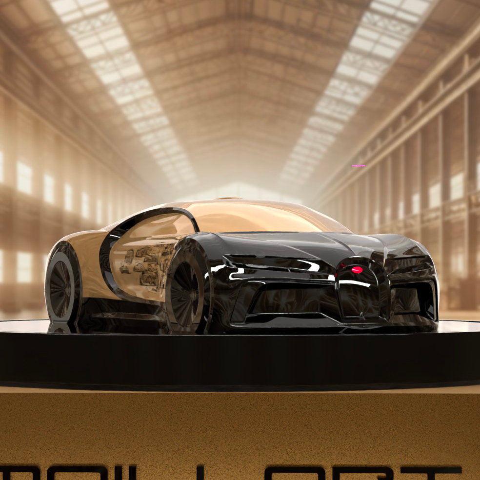 BUGATTI CHIRON GOLDEN ERA "ICÔNE DE VITESSE"