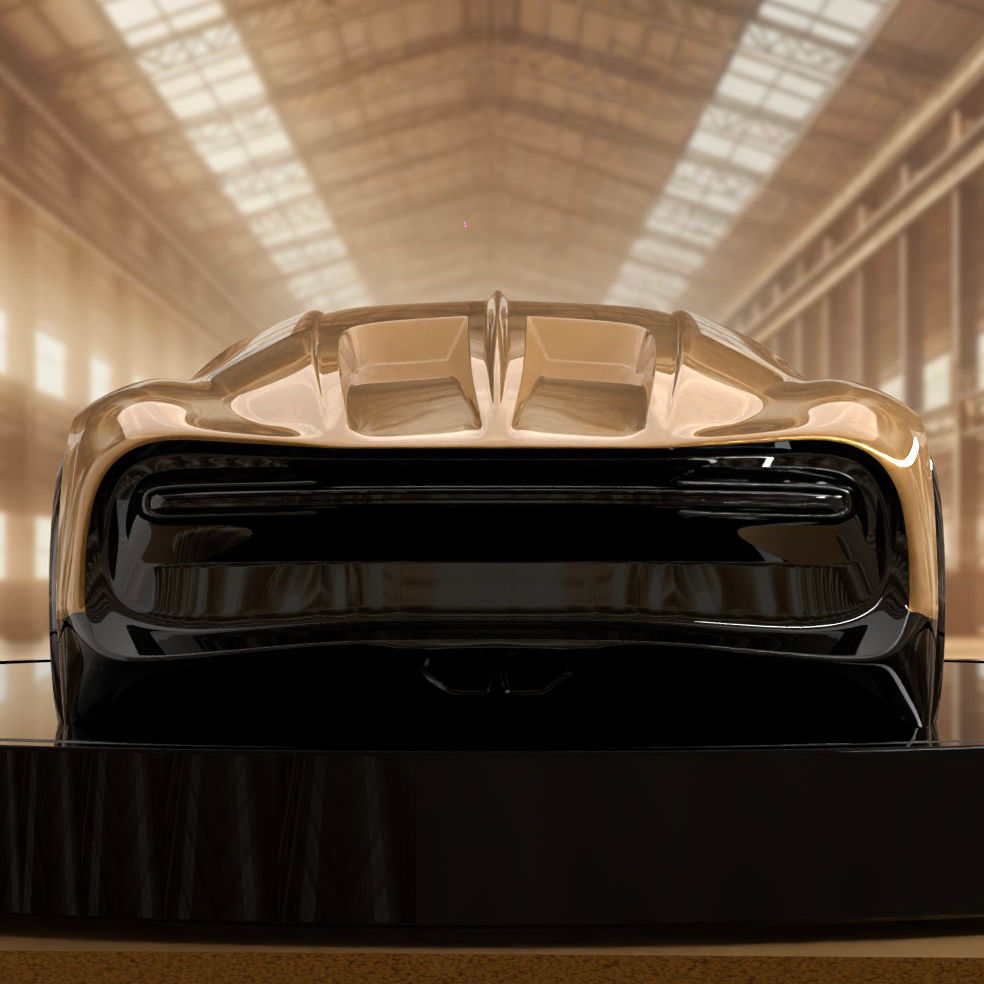 BUGATTI CHIRON GOLDEN ERA "ICÔNE DE VITESSE"