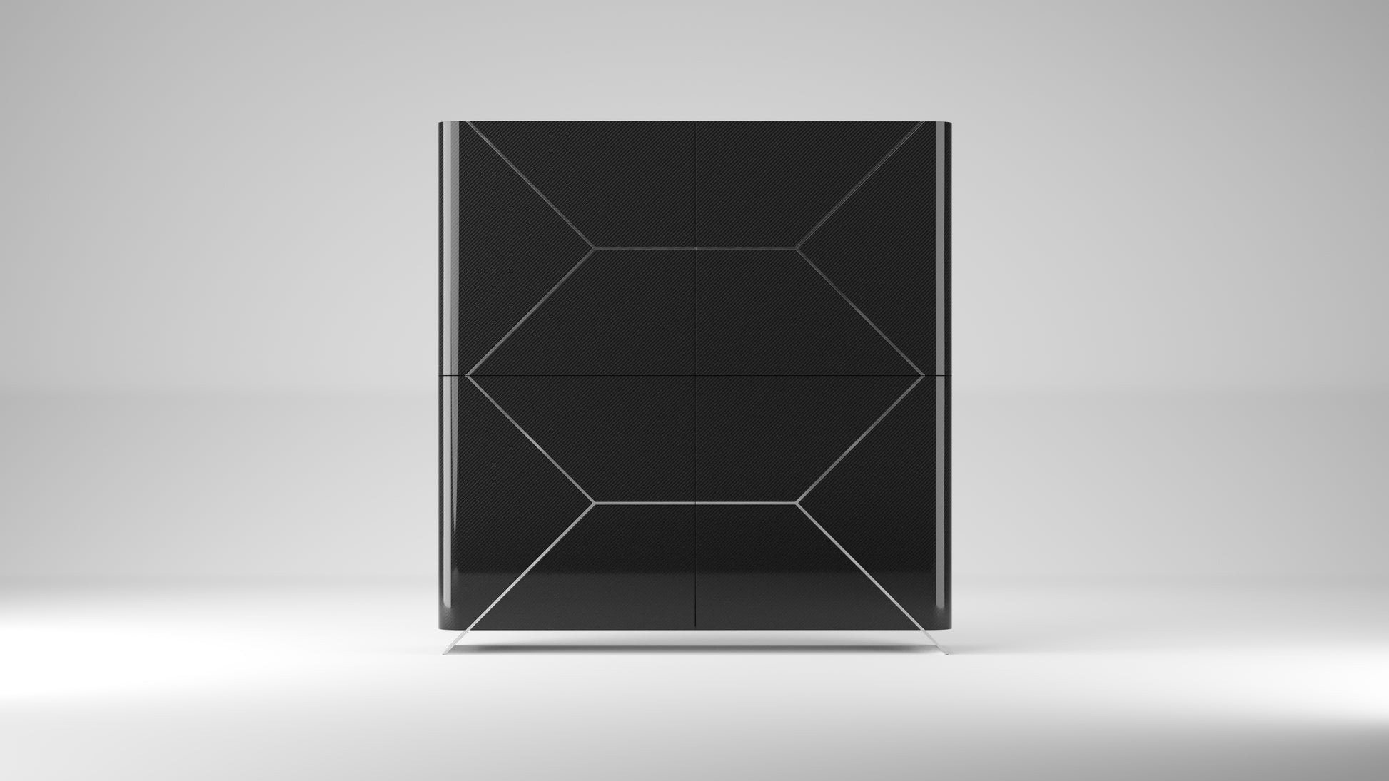 LUXURY CABINET IN CARBON "IMPOSSIBLE FURNITURE"