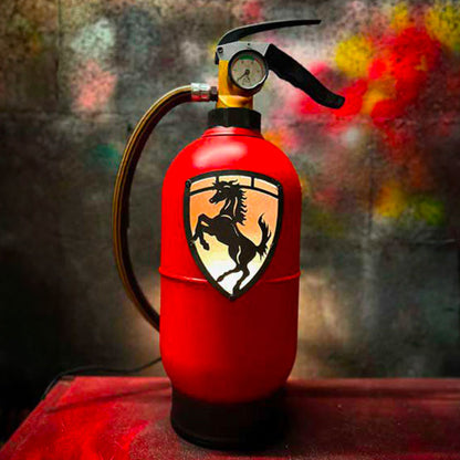 extincteur lampe ferrari rouge JLR Concept