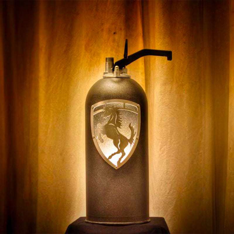 lampe extincteur noire ferrari lumière blanche JLR Concept