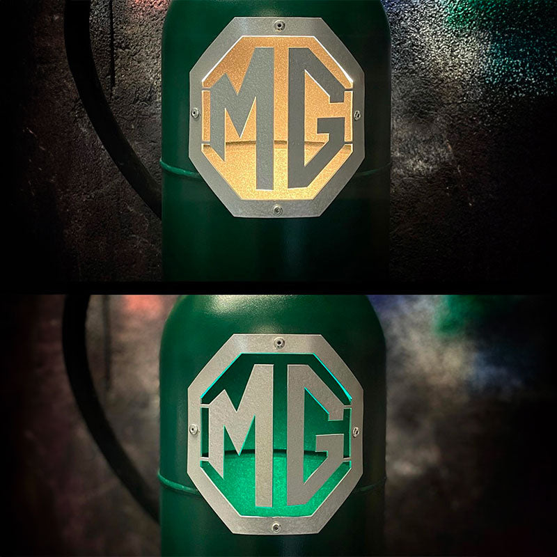 lamp extinguisher MG Motor english green zoom logo JLR Concept