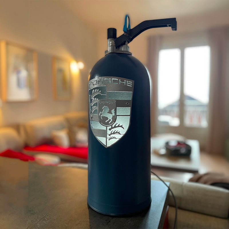 extincteur lampe porsche JLR Concept