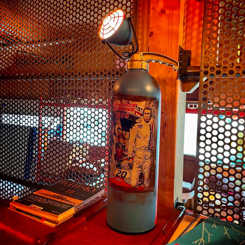 steeve mcqueen Le Mans extinguisher lamp JLR Concept