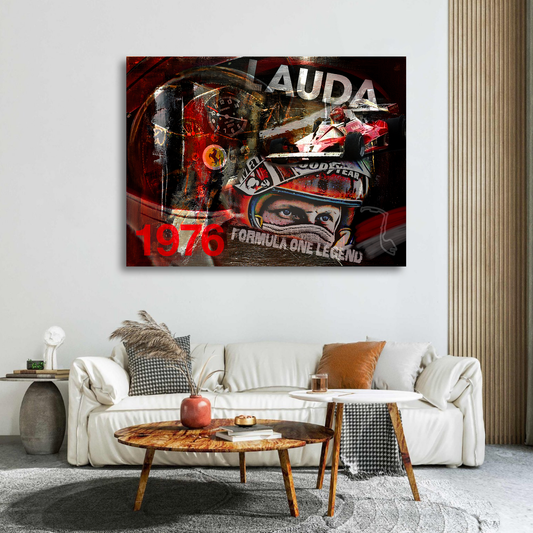 NIKI LAUDA "CHAMPION DU MONDE F1"