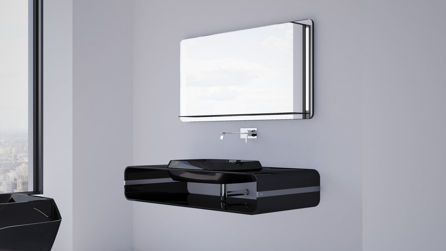 LUXURY BATHROOM FURNITURE "LANIAKEA" IN CARBON