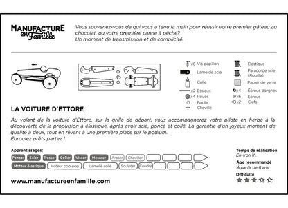 LA VOITURE D'ETTORE MANUFACTURE EN FAMILLE