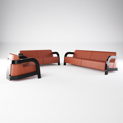 LUXURY SOFA & ARMCHAIR IN CARBON "IMPOSSIBLE FURNITURE"