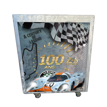 CUSTOMIZED AUTOMOTIVE & AIRCRAFT TROLLEY 24H LE MANS 100 ANS PORSCHE GULF 2023