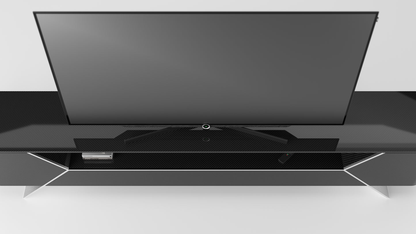 LUXURY TV SET IN CARBON "IMPOSSIBLE FURNITURE"