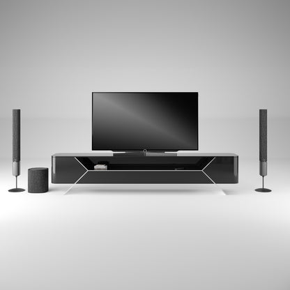 LUXURY TV SET IN CARBON "IMPOSSIBLE FURNITURE"